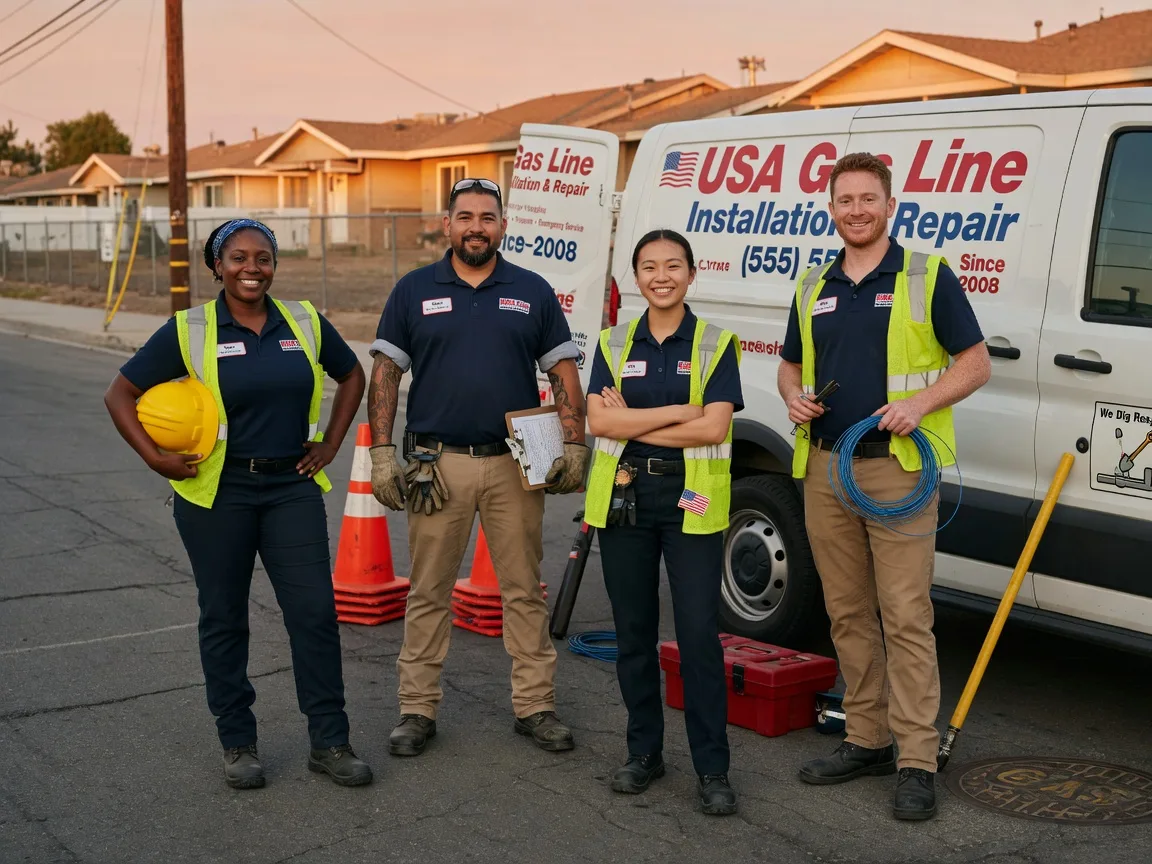 Gas Line Installation company in Leasburg, MO